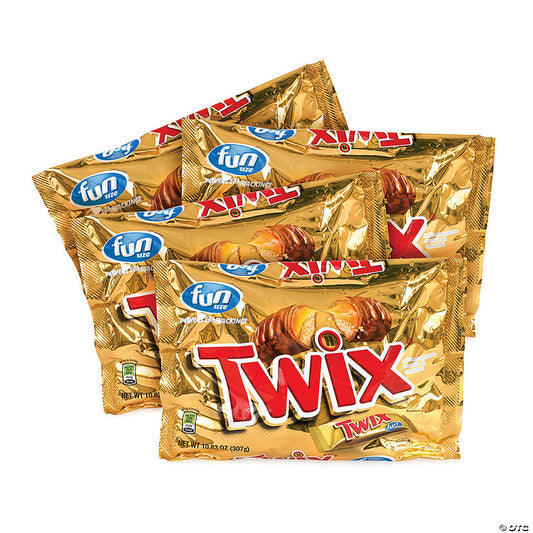TWIX Caramel Fun-Size Candy, 10.83 oz, 4 Pack | USA Decoration®