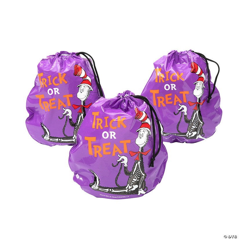 Bulk 72 Pc. Dr. Seuss™ Halloween Drawstring Goody Bags | USA Decoration®
