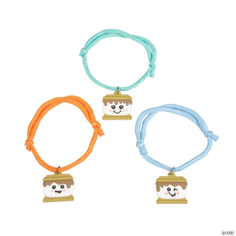 13" circ. S'more Adjustable Friendship Bracelets – 24 Pc.