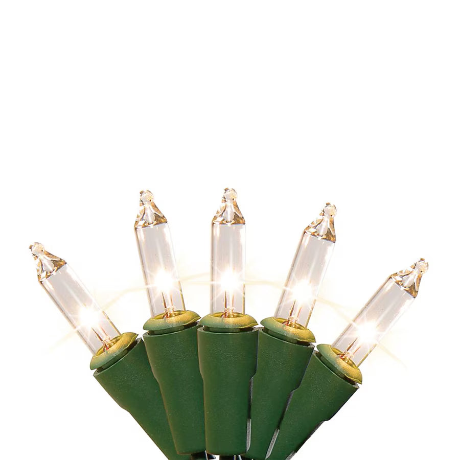 Holiday Living 100 -Count 20.62-ft White Incandescent Plug-In Christmas String Lights