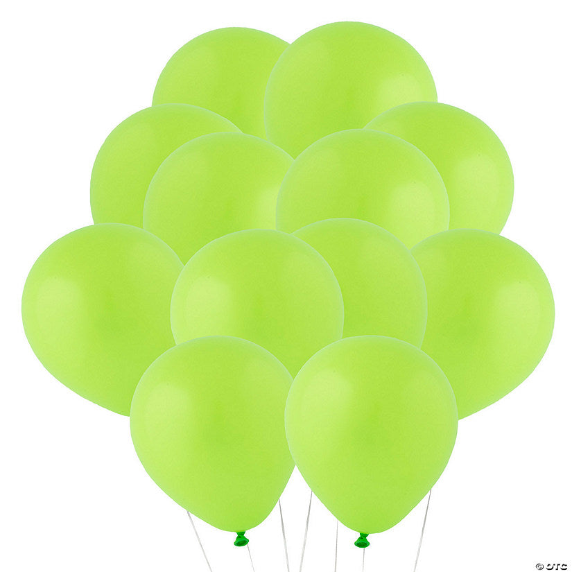Lime Green 5" Latex Balloons - 24 Pc. | USA Decoration®