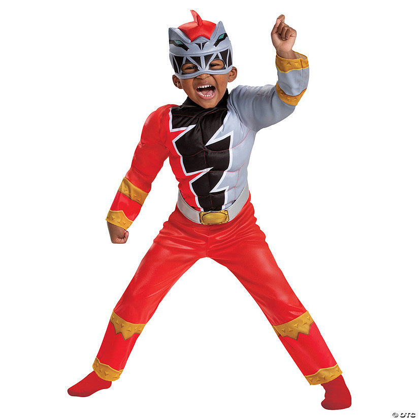 Boy's Mighty Morphin Power Rangers™ Red Ranger Dino Fury Costume | USA Decoration®