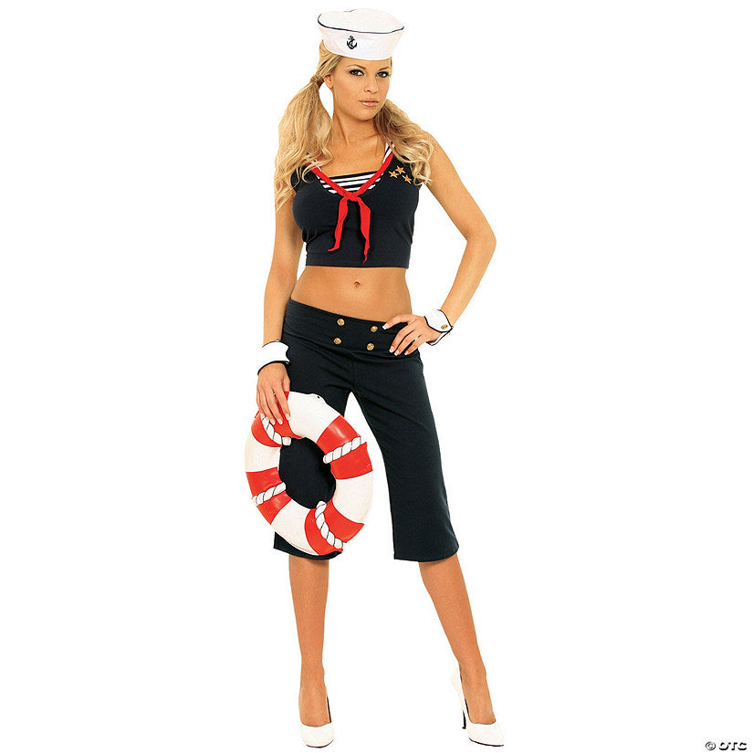 1 Piece(s): Women's First Mate Costume | USA Decoration®