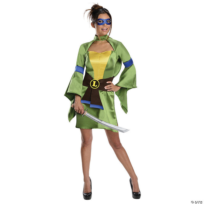 Women's Teenage Mutant Ninja Turtles Leonardo Kimono Costume | USA Decoration®