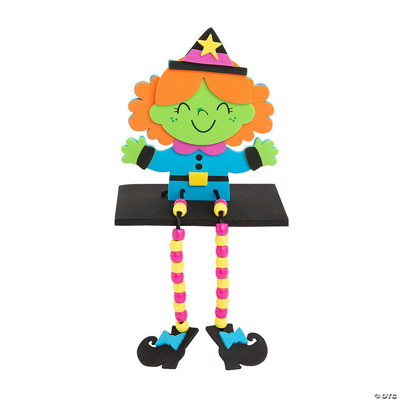 Makes 12: Beaded Witch’s Legs Halloween Craft Kit - Makes 12 | USA Decoration®
