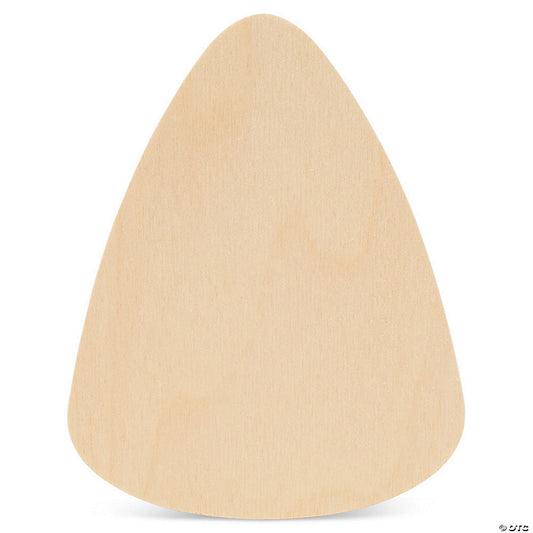 Woodpeckers Crafts, DIY Unfinished Wood 6" Candy Corn Cutouts, Pack of 12