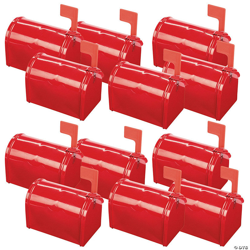 Red Mail Box Favor Containers - 12 Pc.