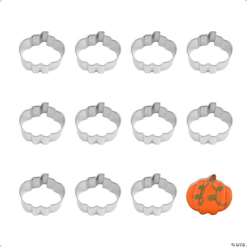 Per Dozen: Mini Pumpkin Cookie Cutters | USA Decoration®