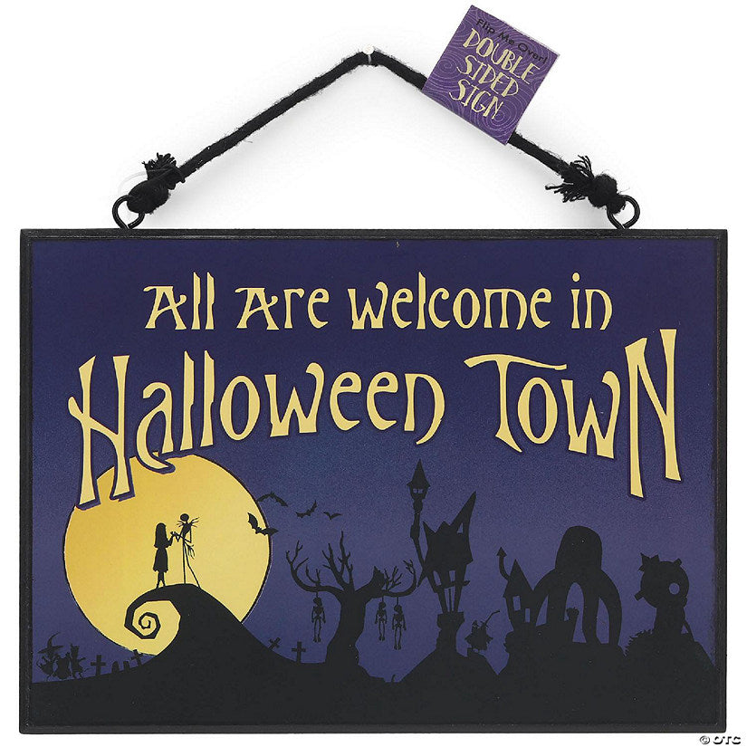 Disney 5x7 Disney The Nightmare Before Christmas - Jack Sally Reversible Wall Decor | USA Decoration®