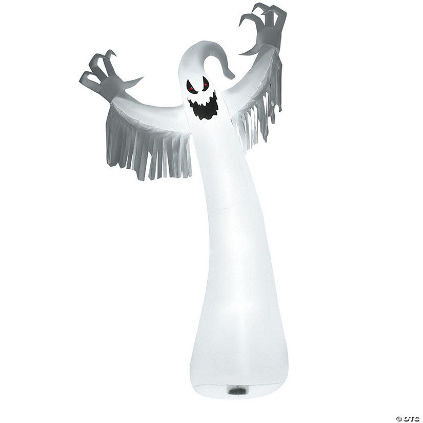 Costway 12ft Inflatable Halloween Blow Up Ghost Decoration w/ Built-in LED Light | USA Decoration®