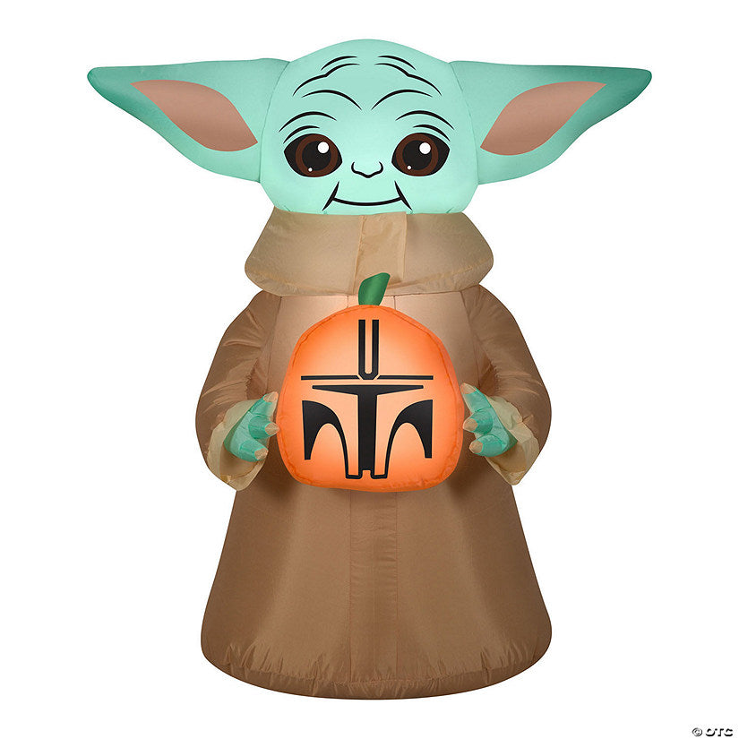 Each: National Tree Company 42 in. Inflatable Halloween Baby Yoda | USA Decoration®