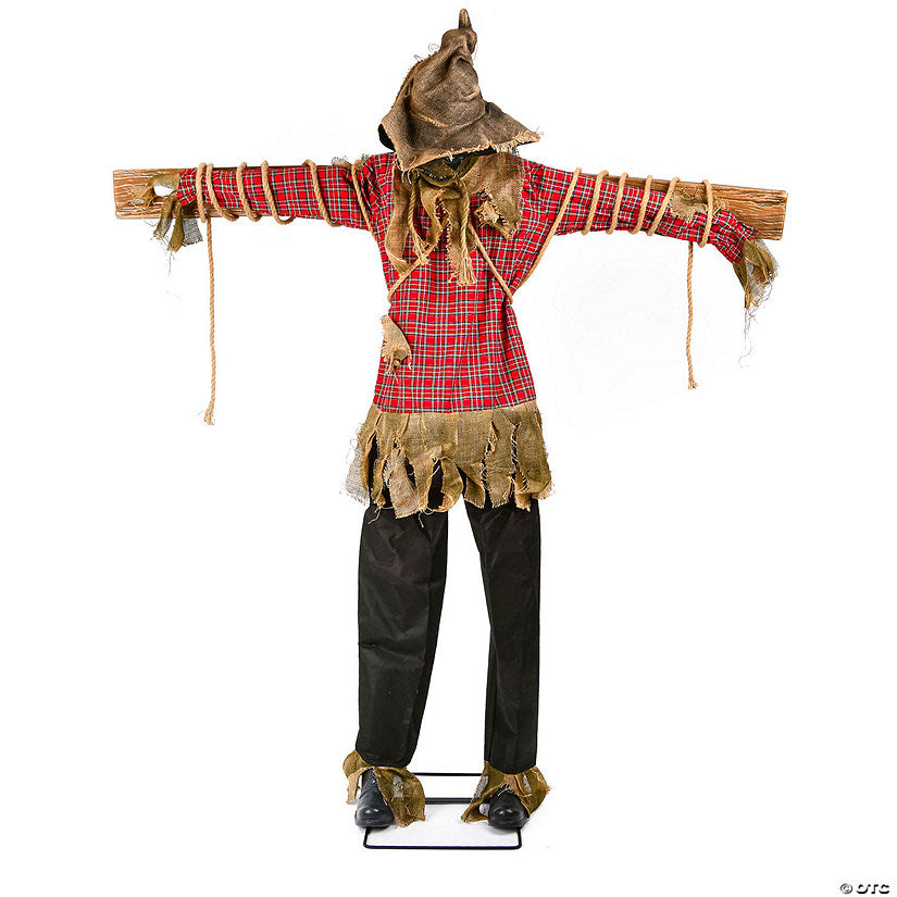 National Tree Company 72 in. Animated Halloween Spooky Scarecrow, Motion Activated | USA Decoration®