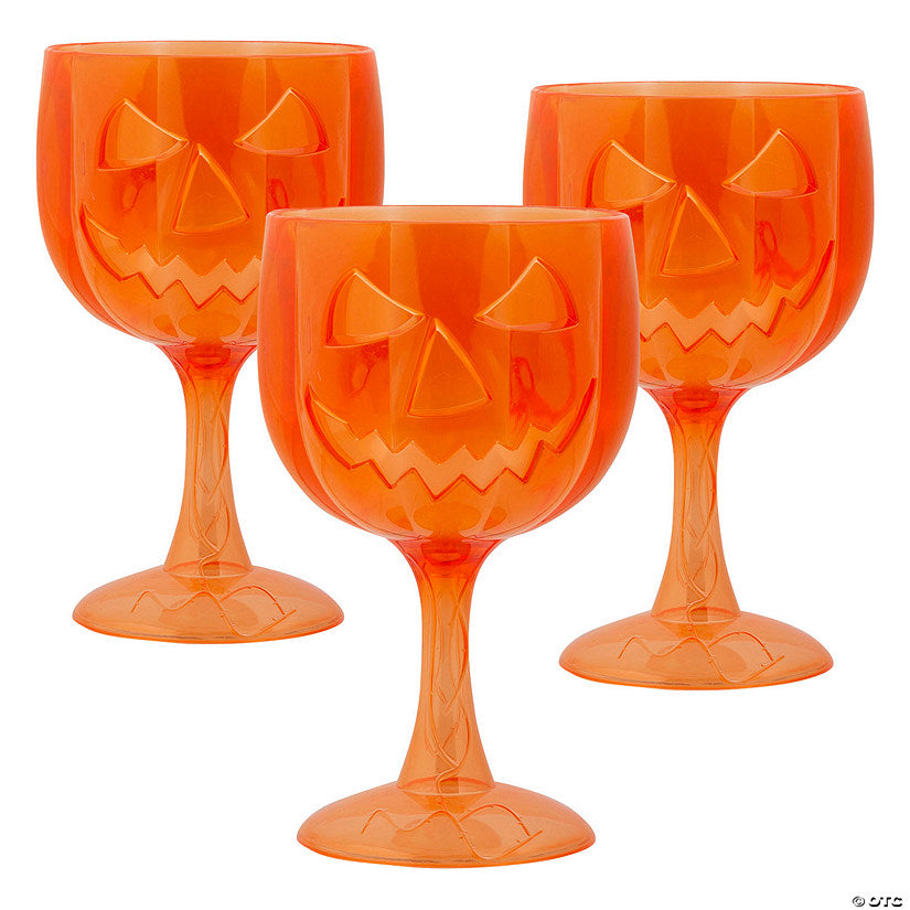 Jack-O’-Lantern Reusable BPA-Free Plastic Goblets - 6 Ct. | USA Decoration®