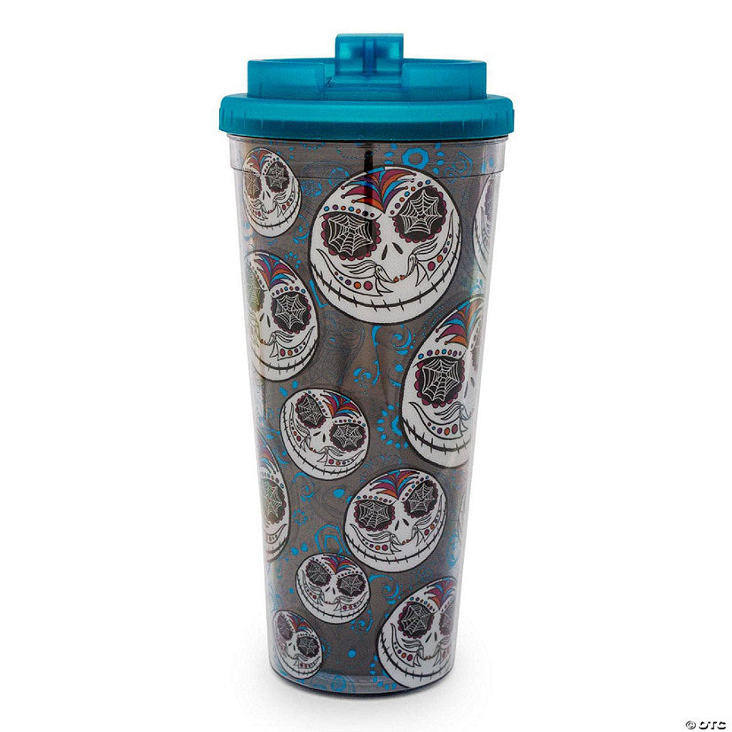 Disney The Nightmare Before Christmas Jack Sugar Skull Plastic Travel Tumbler | USA Decoration®