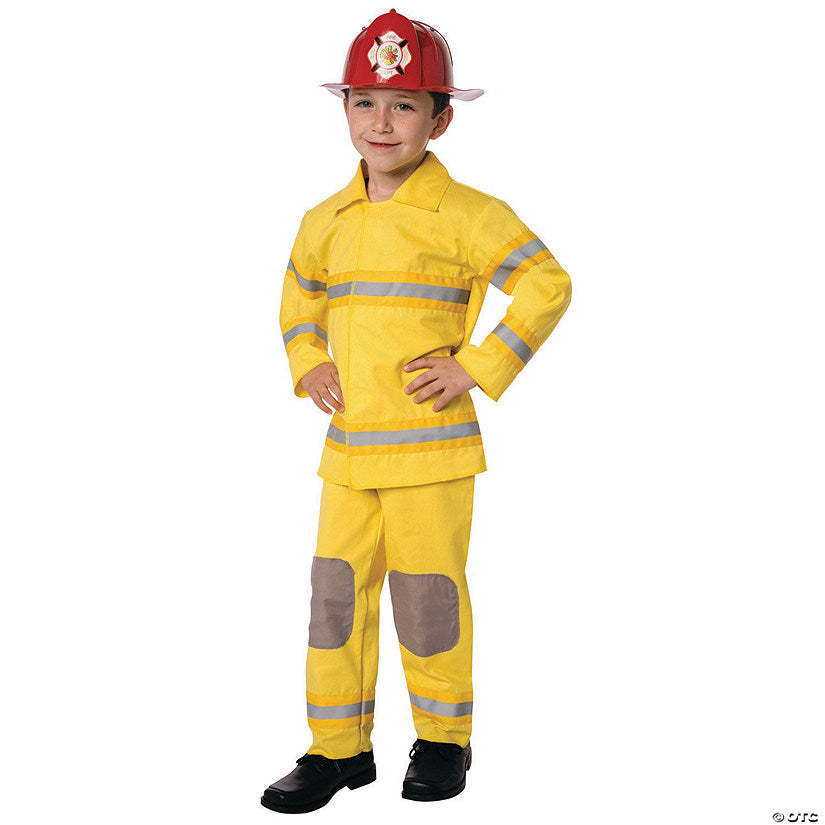 1 Piece(s): Boy's Fire Fighter Fireman Costume | USA Decoration®