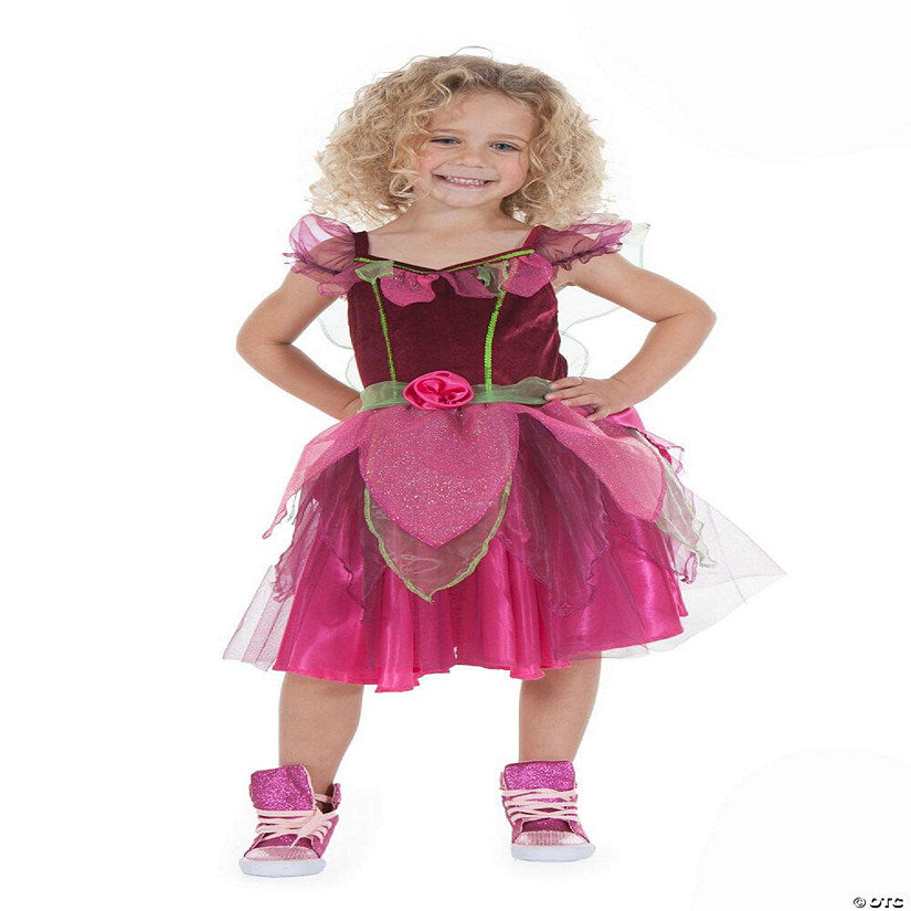 1 Piece(s): Pink Fairy Toddler Costume 2/4 Years | USA Decoration®