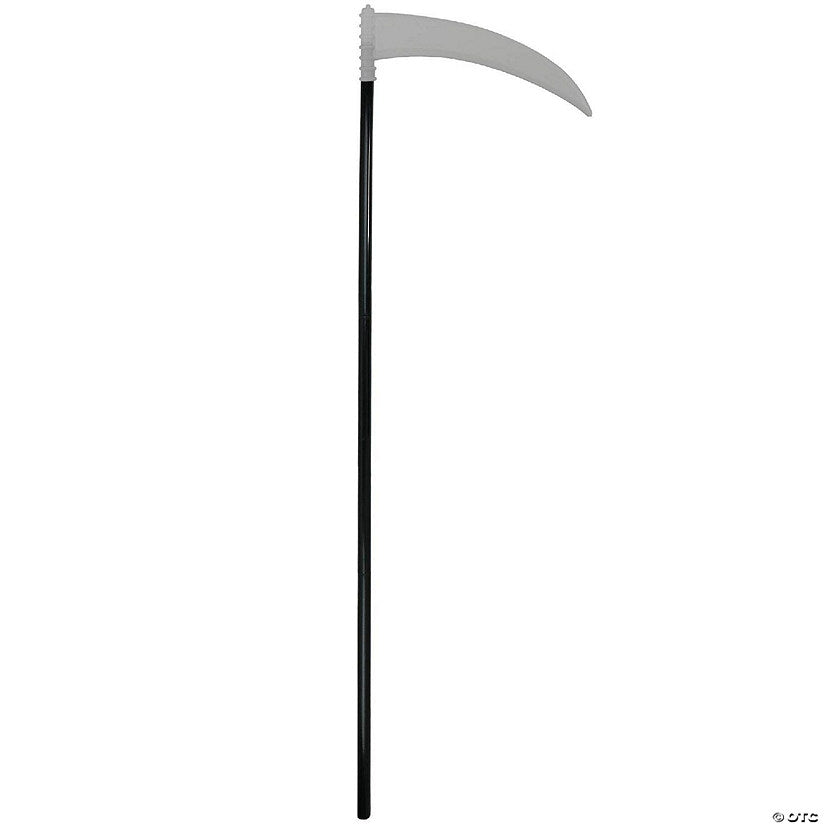 1 Piece(s): Skeleteen Grey Death Scythe Staff - Grim Reaper Death Costume Accessories Weapon Scythe Prop | USA Decoration®