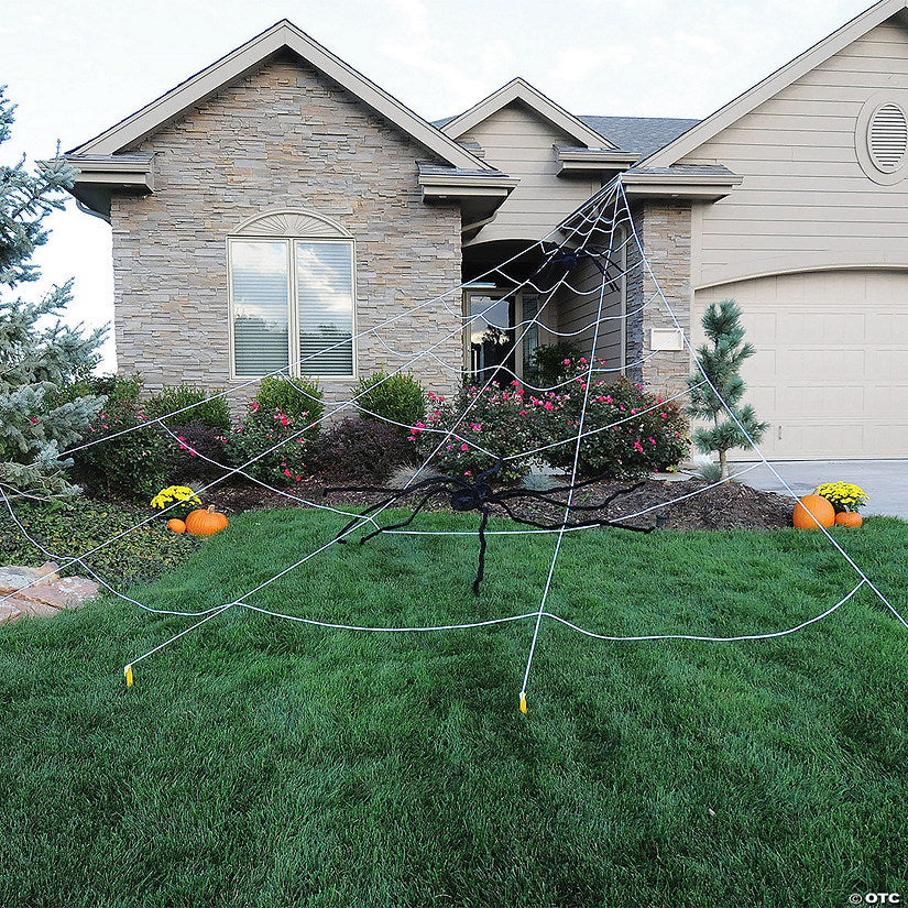 Spider Yard Web Light-Up LED | USA Decoration®