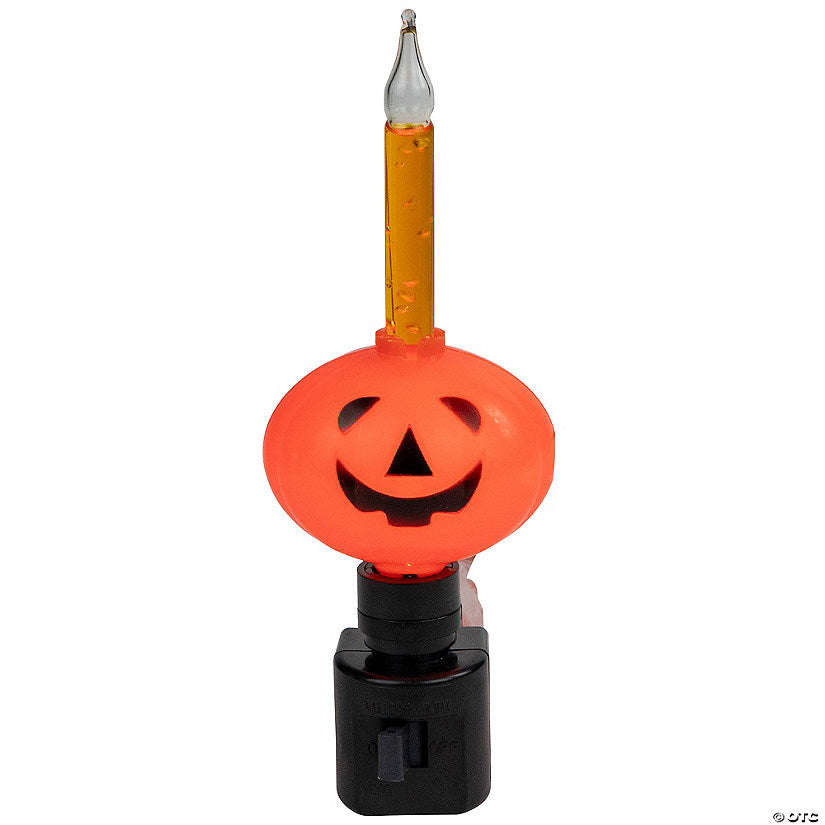 1 Set(s): 6.5" Jack-O-Lantern Halloween Bubble Night Light | USA Decoration®