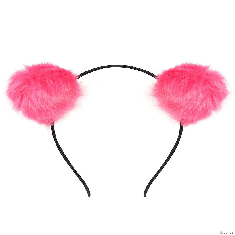 1 Piece(s): Wrapables Cosplay Costume Headband, Party Headwear, Pink Pom Poms | USA Decoration®