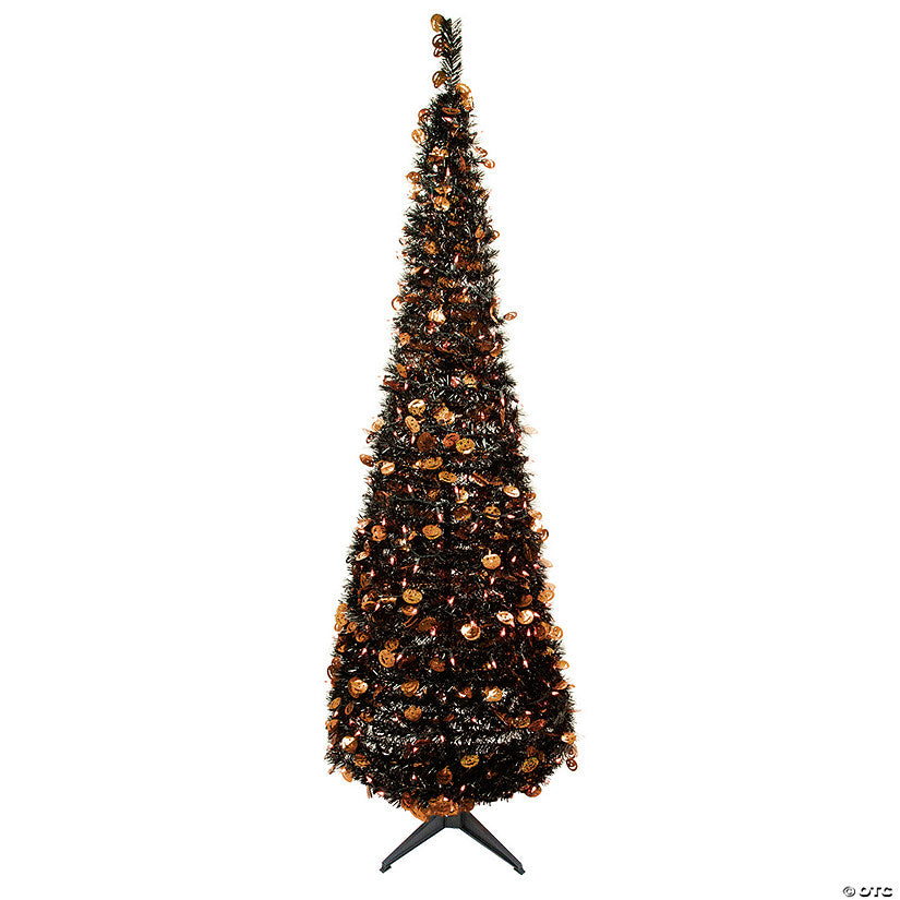 1 Piece(s): 6' Fall Harvest Pop Up Artificial Thanksgiving Tree with Pumpkins | USA Decoration®