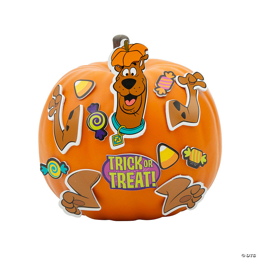 Makes 12: 7 1/2" x 8 1/2" Scooby-Doo! Pumpkin Decorating Craft Kit – Makes 12 | USA Decoration®