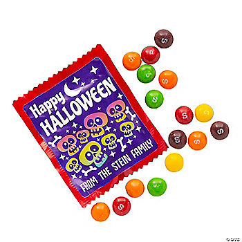 26 oz. Halloween Skittles Fun Size with Personalized Sticker - 48 Pc. | USA Decoration®