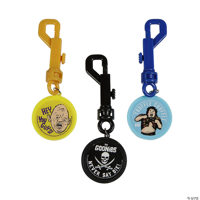 The Goonies™ Backpack Clip Keychains - 12 Pc. | USA Decoration®