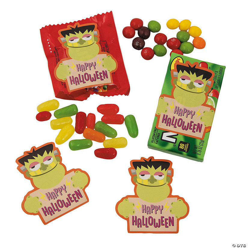 48 Pc. Happy Halloween Chewy Candy Fun Size Handouts for 24 | USA Decoration®