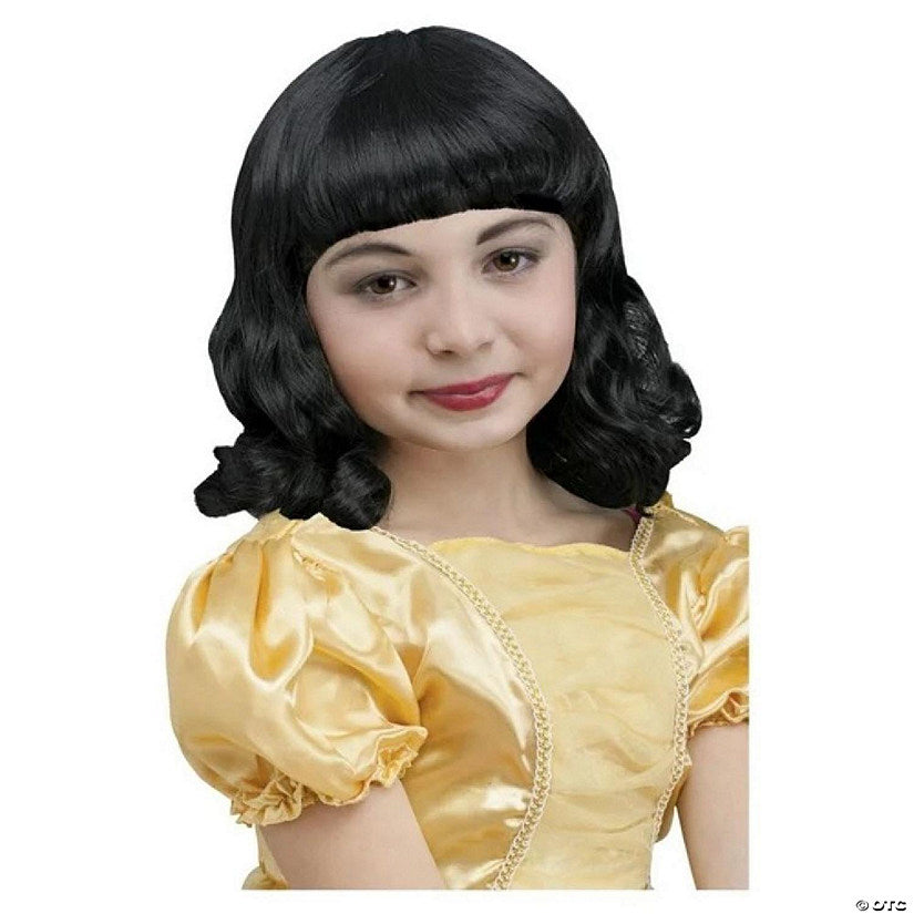 Fun World Costumes Pretty Princess Snow White Girls Wig | USA Decoration®