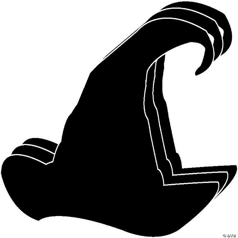 15 Piece(s): Creative Shapes Etc. - Small Single Color Creative Foam Craft Cut-outs - Witch Hat | USA Decoration®