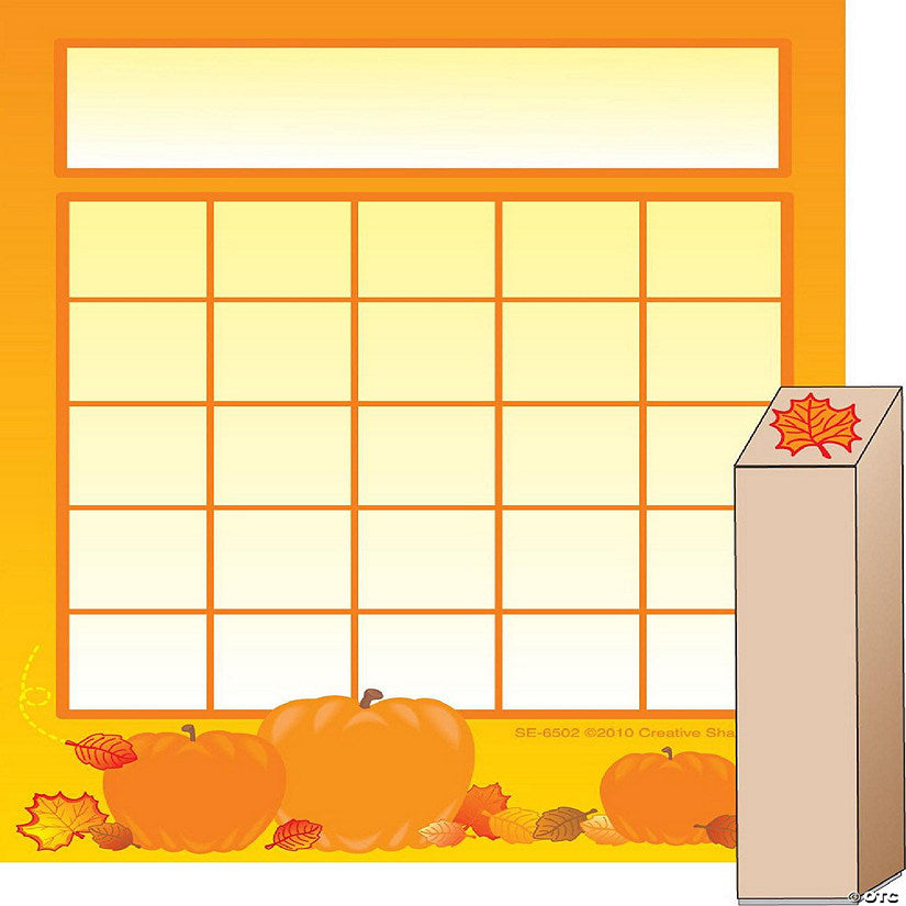 1 Set(s): Creative Shapes Etc. - Progress Pad/ Stamps Set - Pumpkin | USA Decoration®