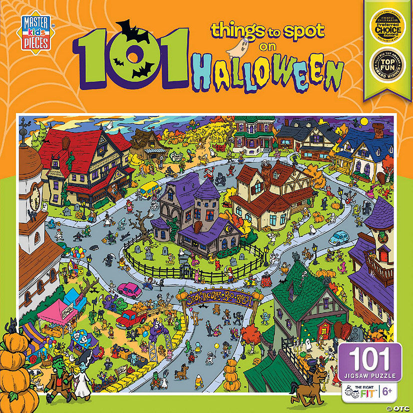 101 Piece(s): MasterPieces 101 Things to Spot on Halloween - 101 Piece Jigsaw Puzzle | USA Decoration®