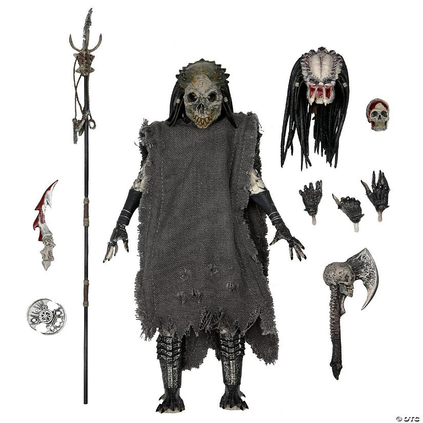 1 Piece(s): Predator 2 Ultimate Shaman Predator 7 Inch Scale Action Figure | USA Decoration®