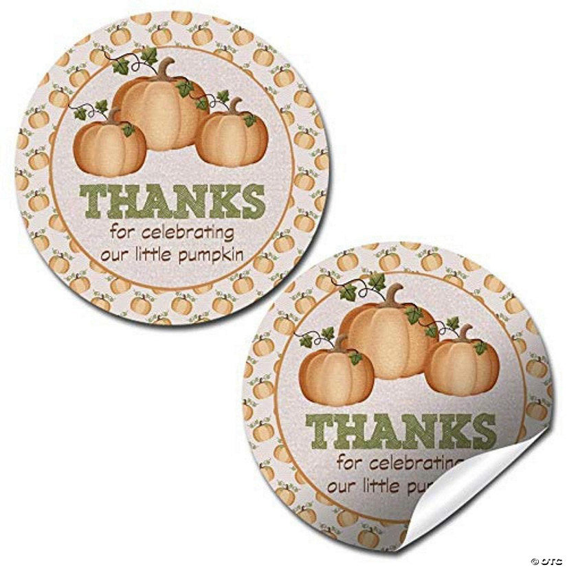 40 Piece(s): AmandaCreation Burlap Pumpkin Envelope Seals 40pc. | USA Decoration®