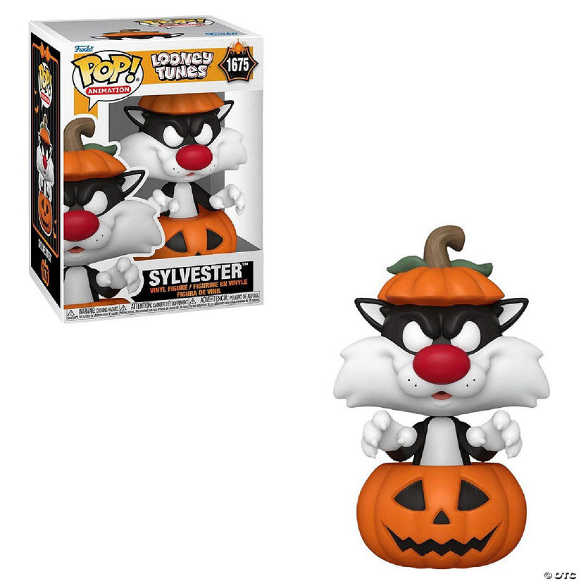 1 Piece(s): Funko Pop! Looney Tunes - Halloween Sylvester (Pumpkin) #1675 | USA Decoration®