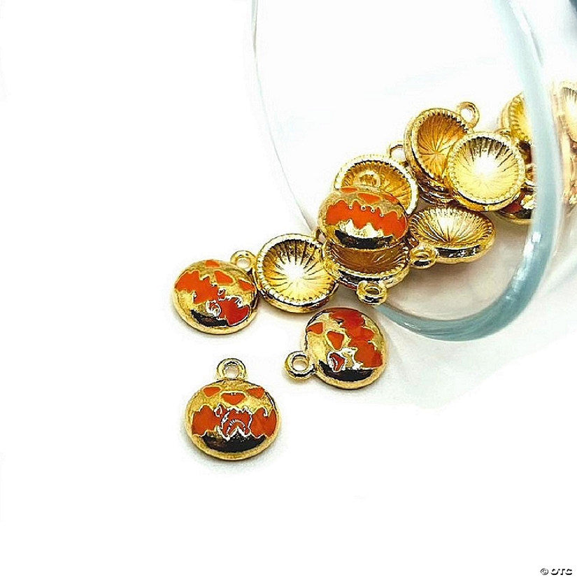 20 Piece(s): 20 Pieces Halloween Pumpkin Charms | USA Decoration®