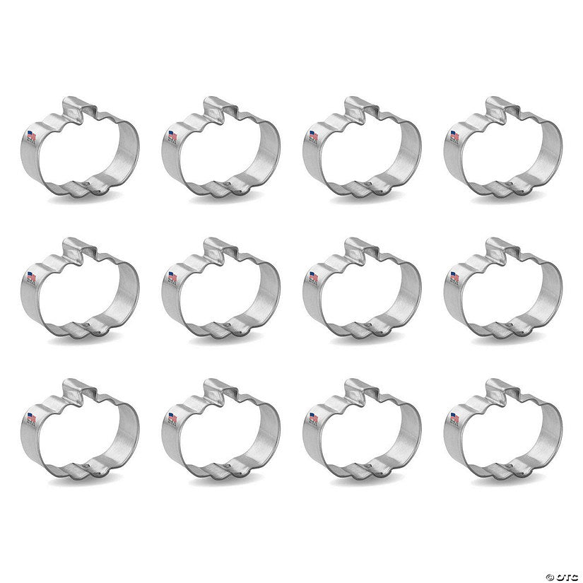 Per Dozen: Mini Pumpkin 1.5 inch Cookie Cutters | USA Decoration®