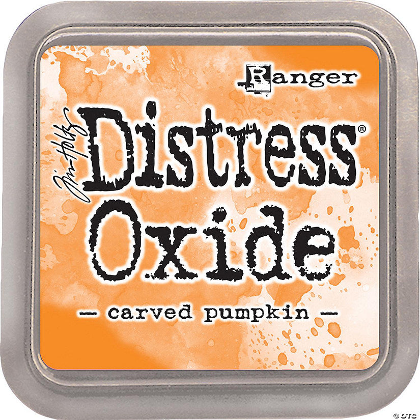 1 Piece(s): Tim Holtz Distress Oxides Ink Pad-Carved Pumpkin | USA Decoration®