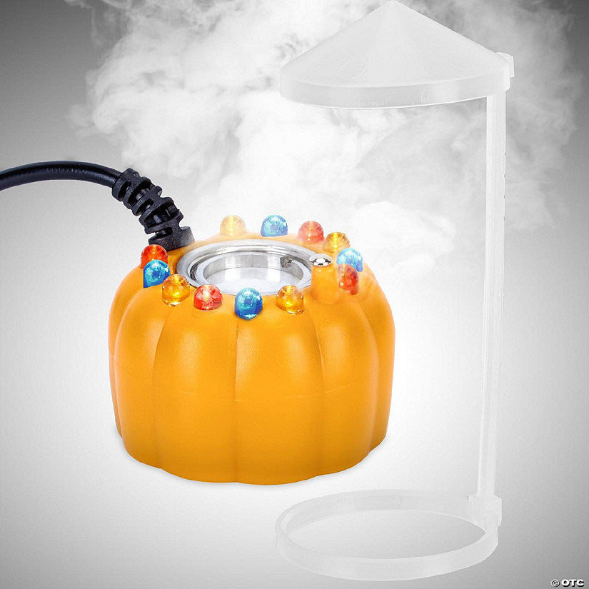 1 Set(s): Pumpkin Mist Maker With Splash Guard With LED Light Atomizer for Halloween | USA Decoration®