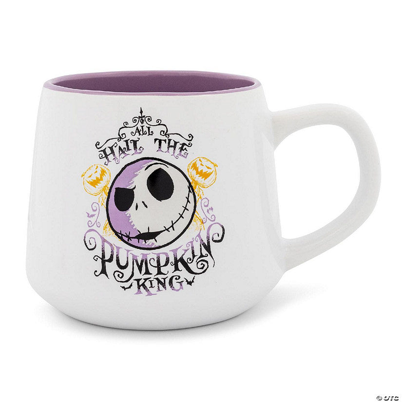 1 Piece(s): Disney The Nightmare Before Christmas "Pumpkin King" Tapered Pottery Mug | USA Decoration®