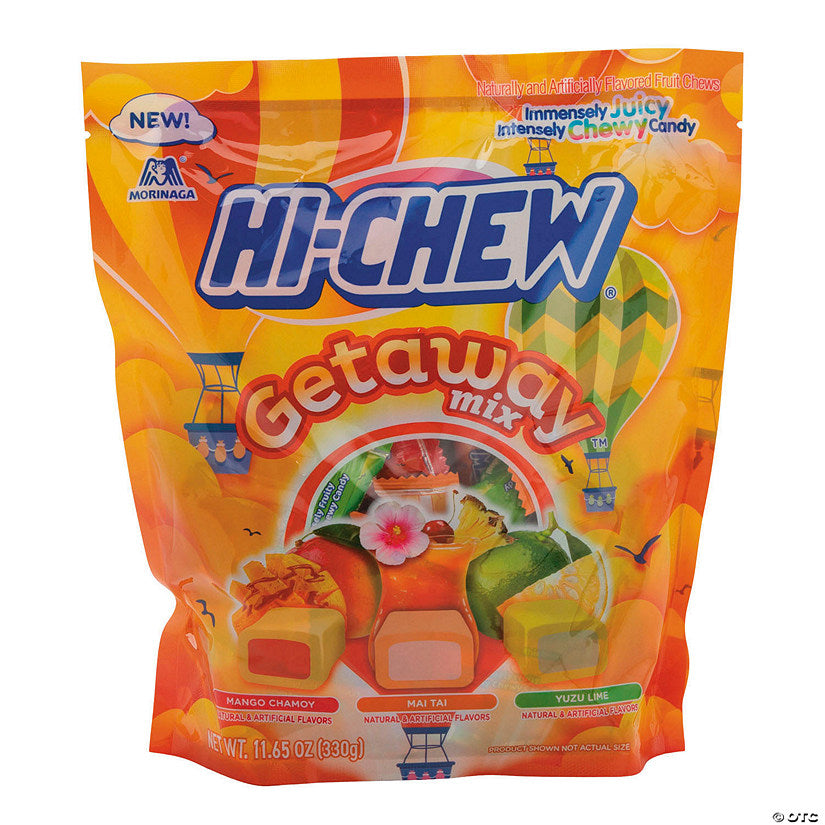 66 Piece(s): 11.65 oz. Hi-Chew Getaway Mix Fruit-Flavored Chewy Candy - 66 Pc. | USA Decoration®