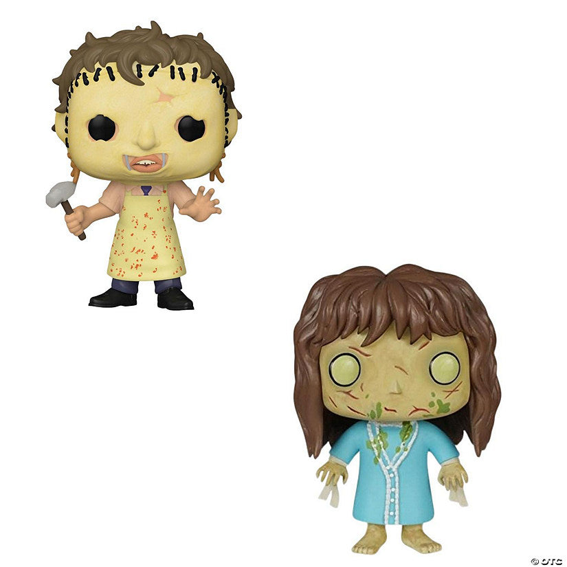 1 Piece(s): Funko Pop! 2 Pack Leatherface #1150 & Regan Macneil #203 | USA Decoration®