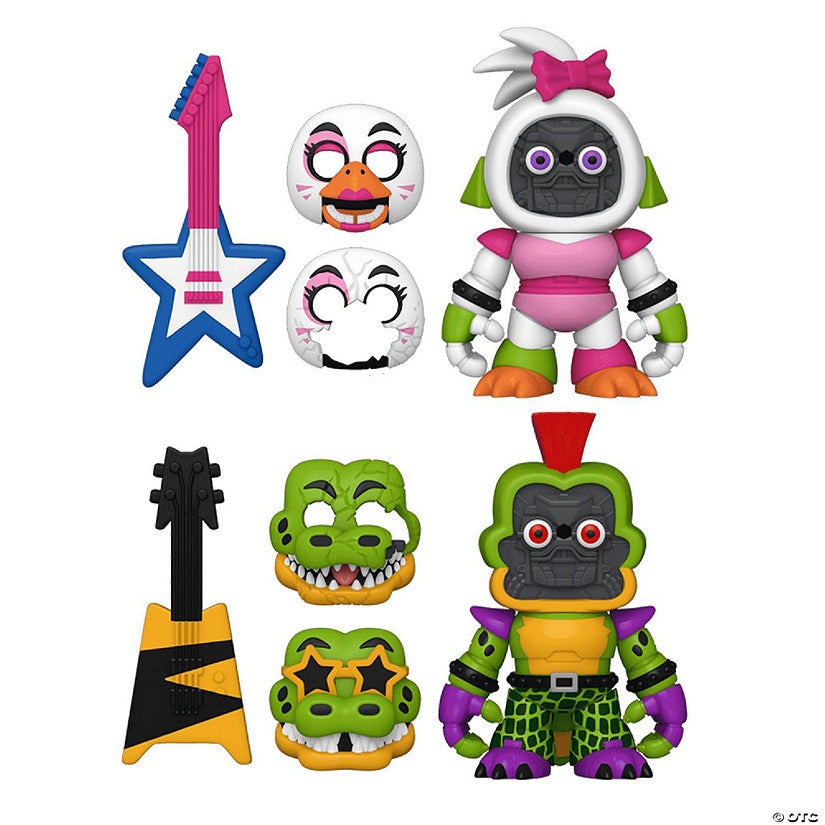 1 Piece(s): Five Nights at Freddy's Funko Snaps! Montgomery Gator and Glamrock Chica 2-Pack | USA Decoration®