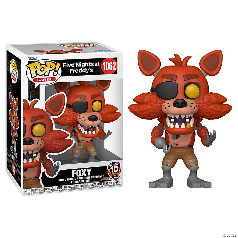 1 Piece(s): Five Nights at Freddy's Funko POP 10th Anniversary Foxy | USA Decoration®