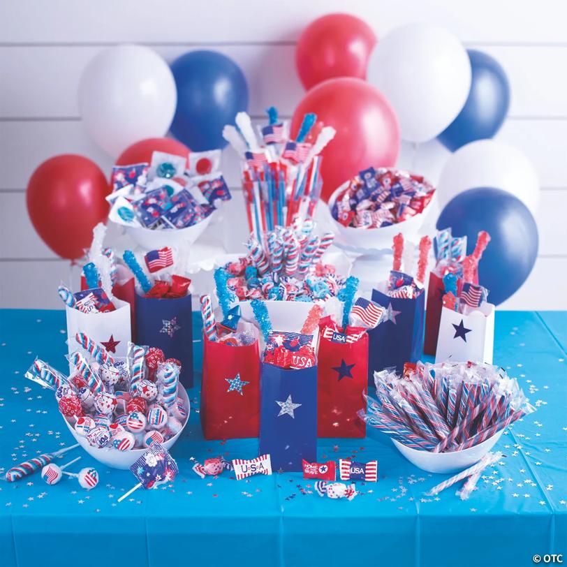 14 oz. Red, White & Blue Patriotic USA Sweet Creams - 108 Pc.