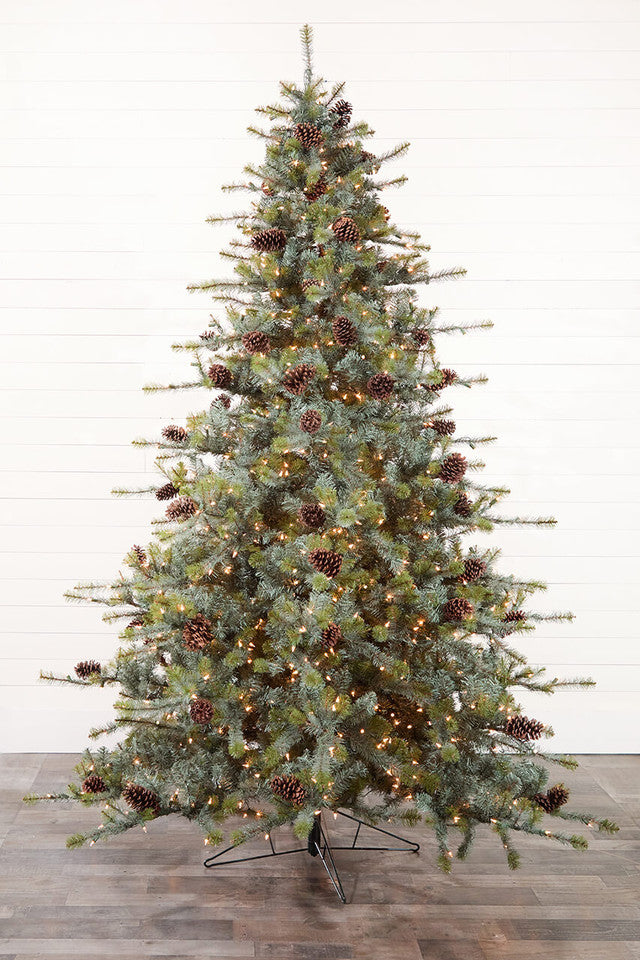 9 Foot Mammoth Pine Christmas Tree with 1,300 Warm White Lights