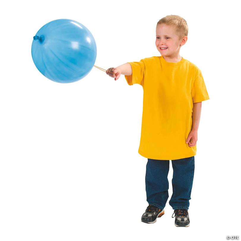16" Bulk 250 Pc. Solid Color Inflatable Rubber Punch Ball Assortment