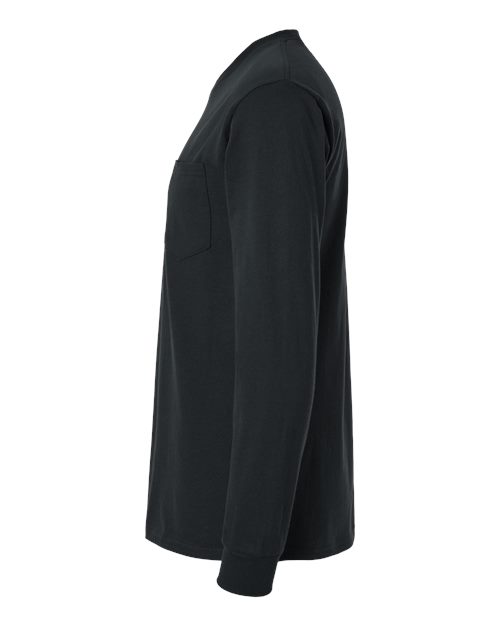 Ultra Cotton® Long Sleeve Pocket T-Shirt | USA Decoration