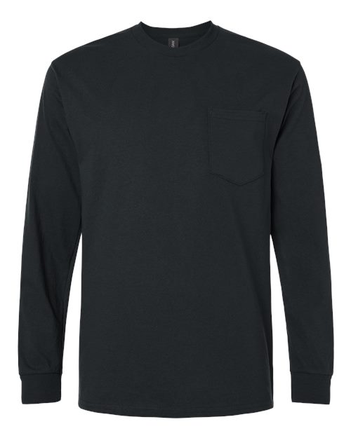 Ultra Cotton® Long Sleeve Pocket T-Shirt | USA Decoration